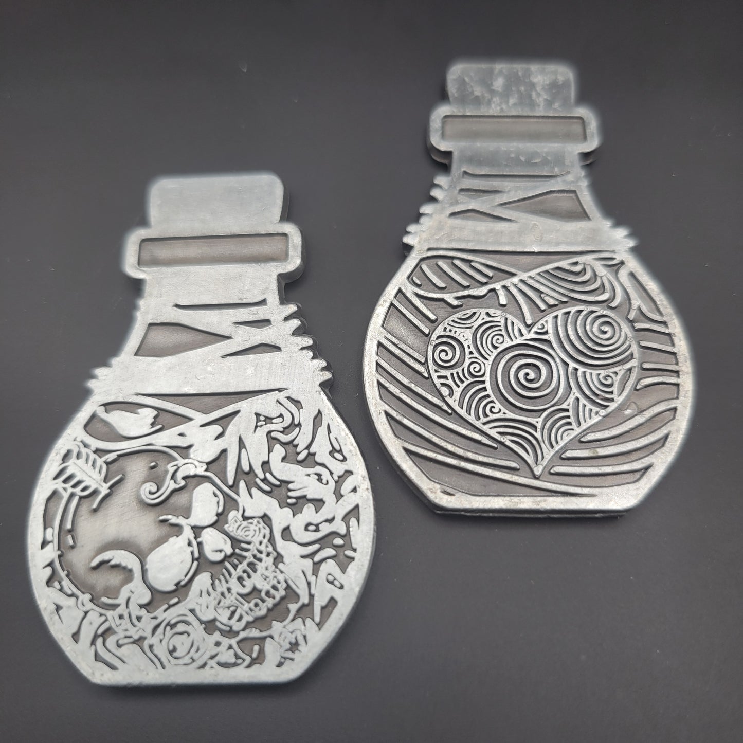 Solid Metal D2 Coin - Potion Bottle