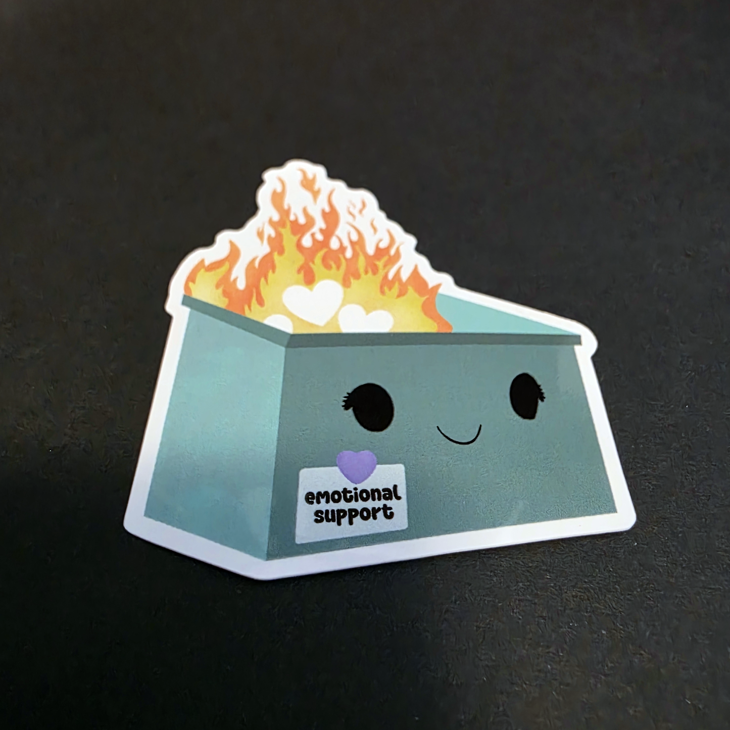Emotional Support Dumpster Fire
