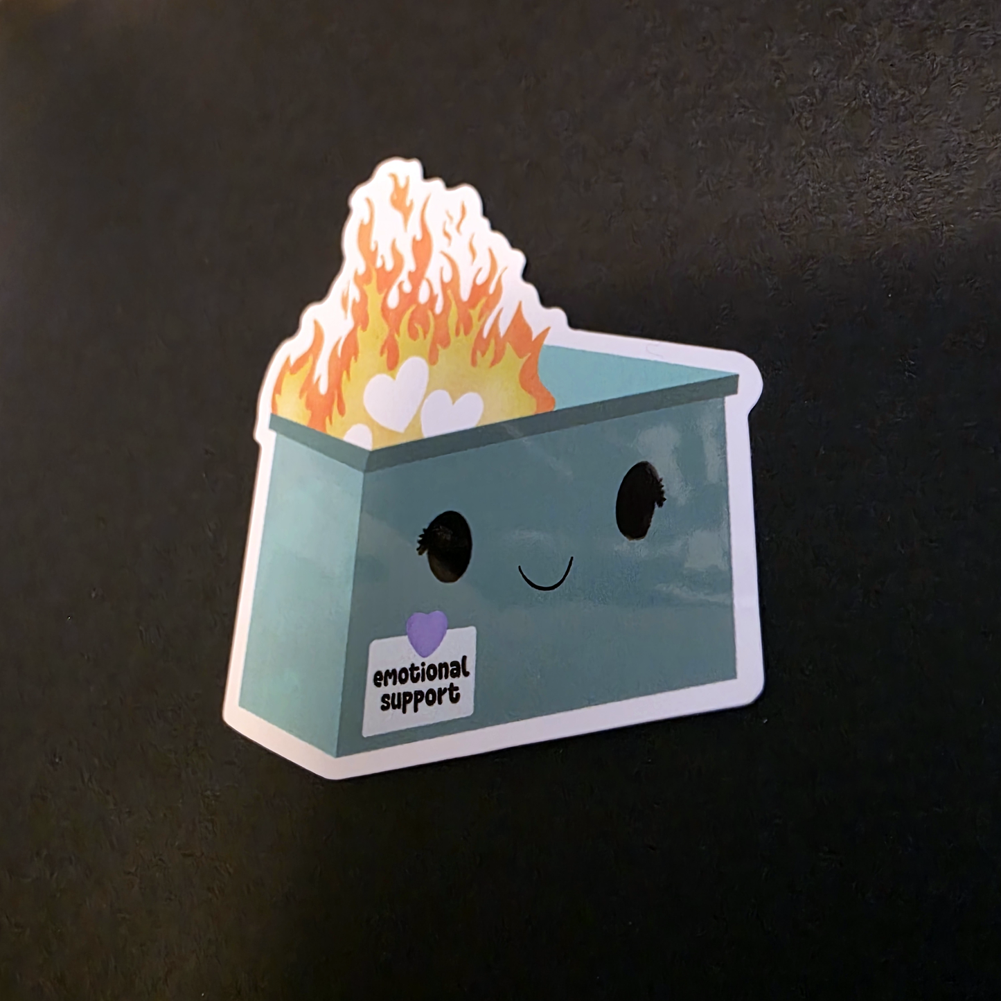Emotional Support Dumpster Fire