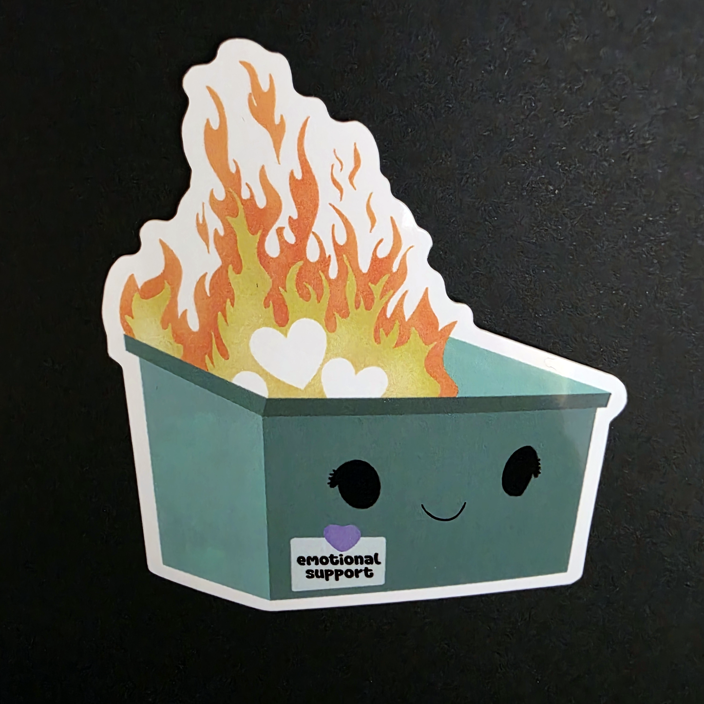 Emotional Support Dumpster Fire