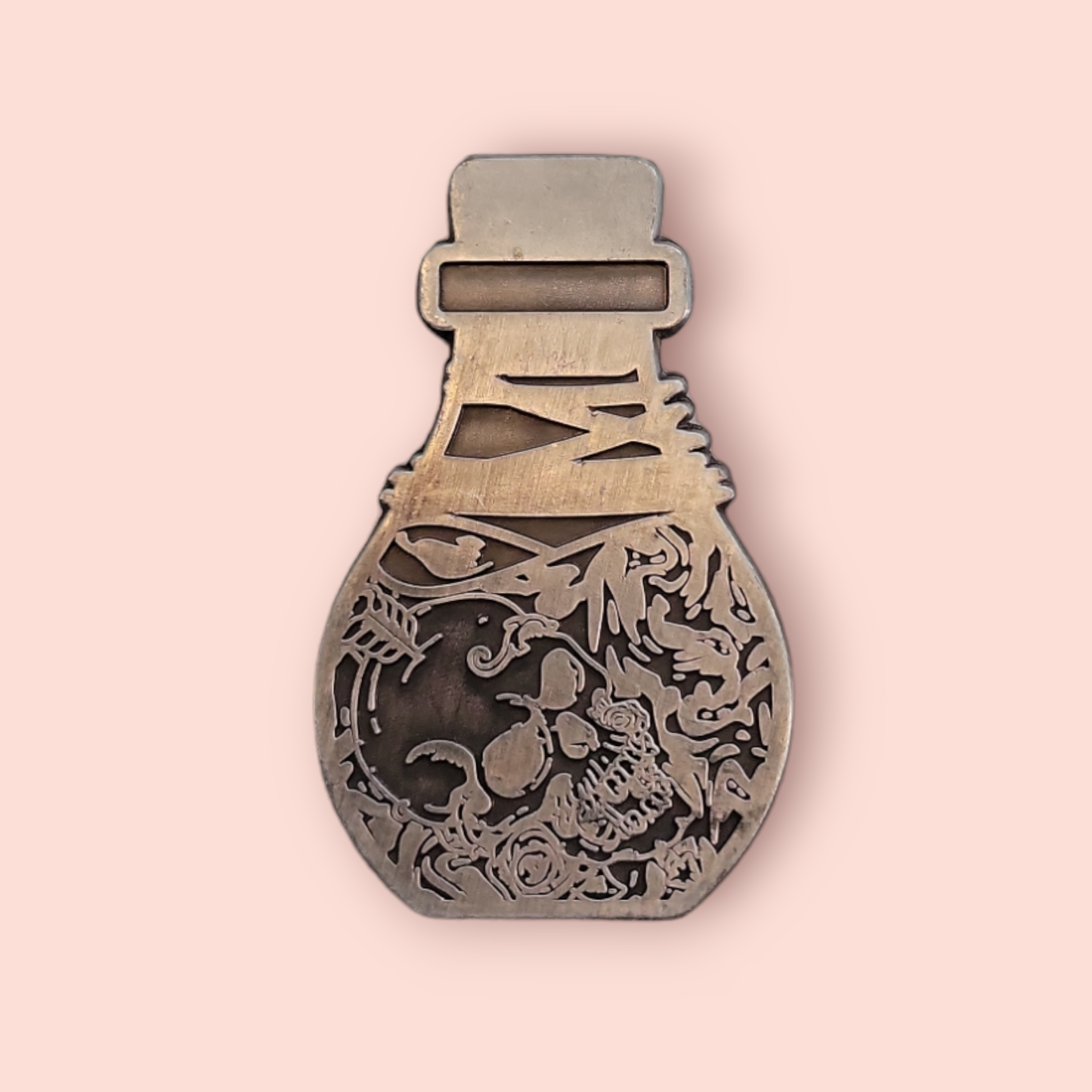 Solid Metal D2 Coin - Potion Bottle