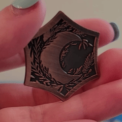 Solid Metal D2 Coin - Sola