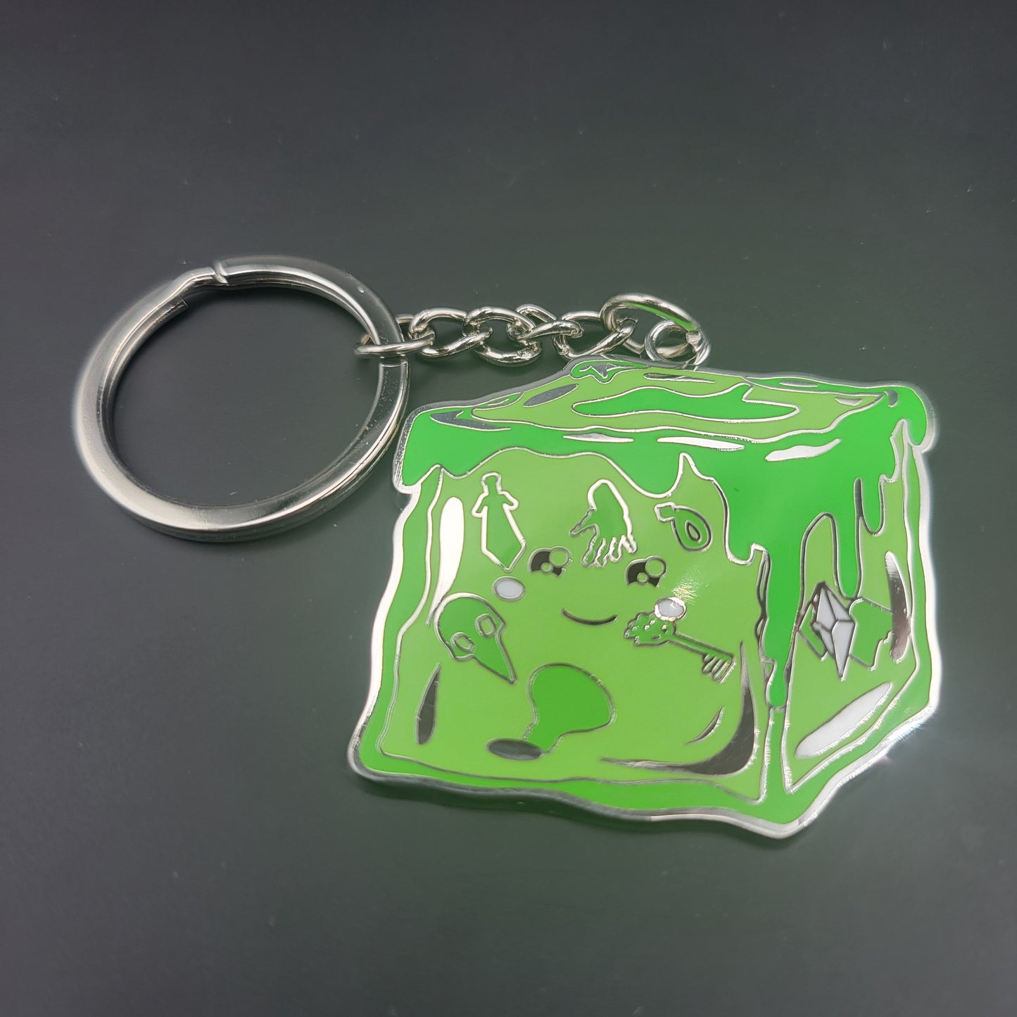 Hard Enamel Keychain - Gelatinous Cute