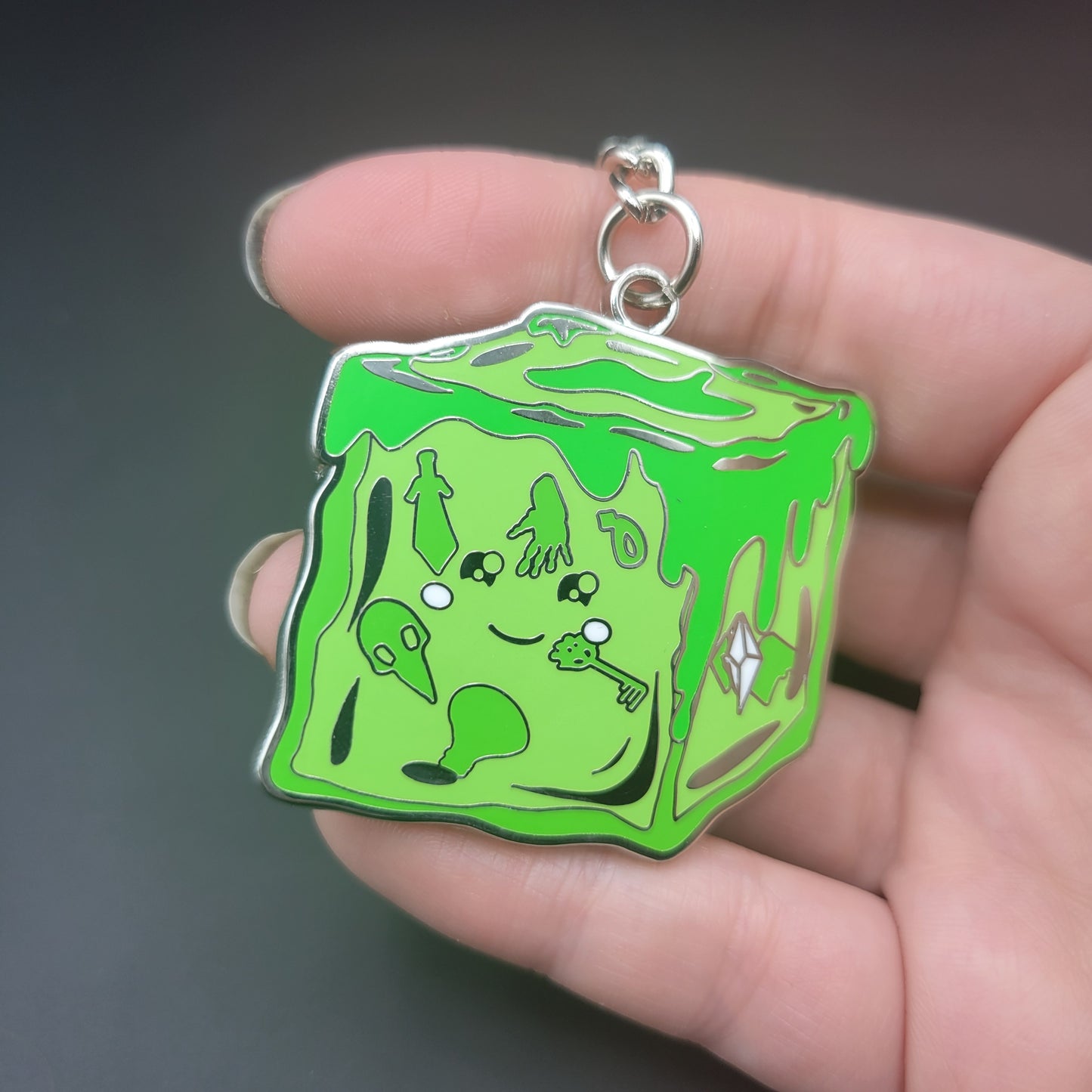 Hard Enamel Keychain - Gelatinous Cute