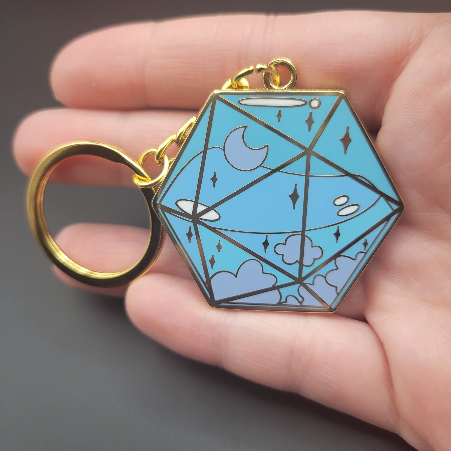 Hard Enamel Keychain - Dreamy D20