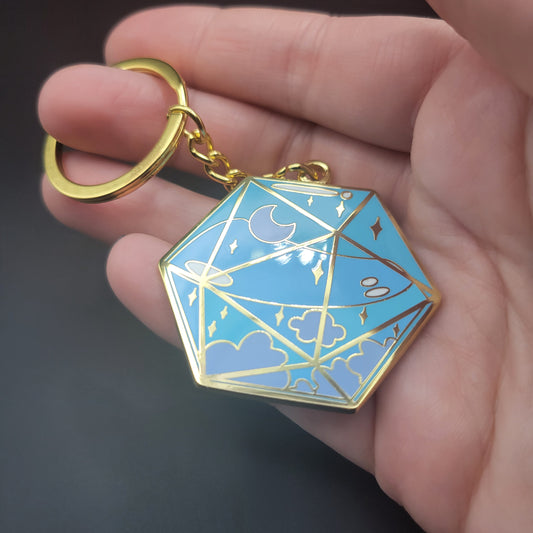 Hard Enamel Keychain - Dreamy D20