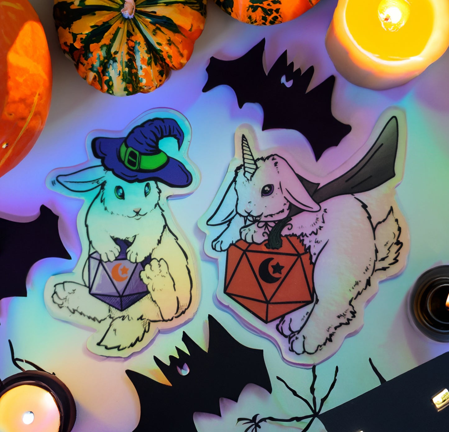 Halloween Almiraj Holographic Sticker Bundle
