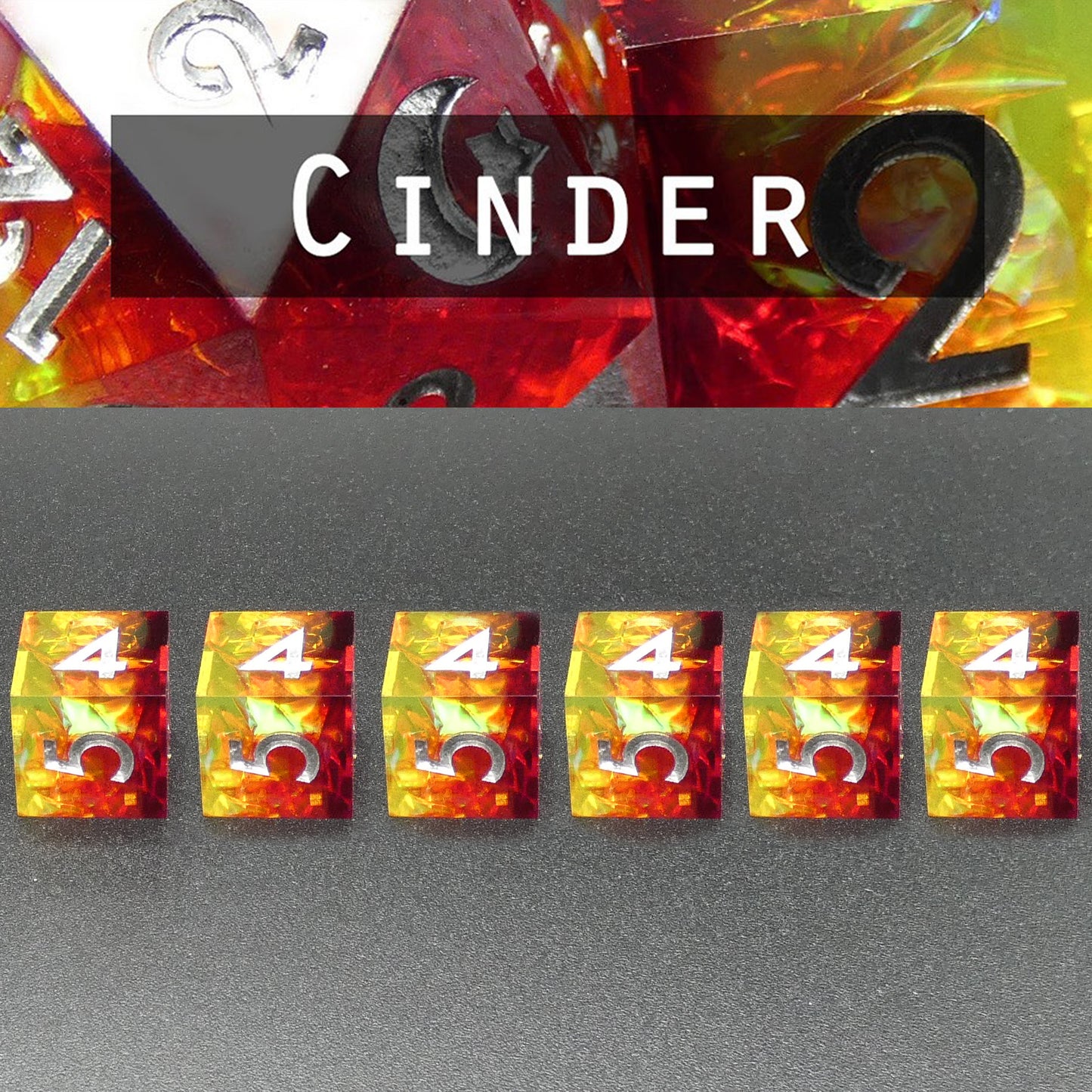 Cinder First Edition - Set of 6D6's