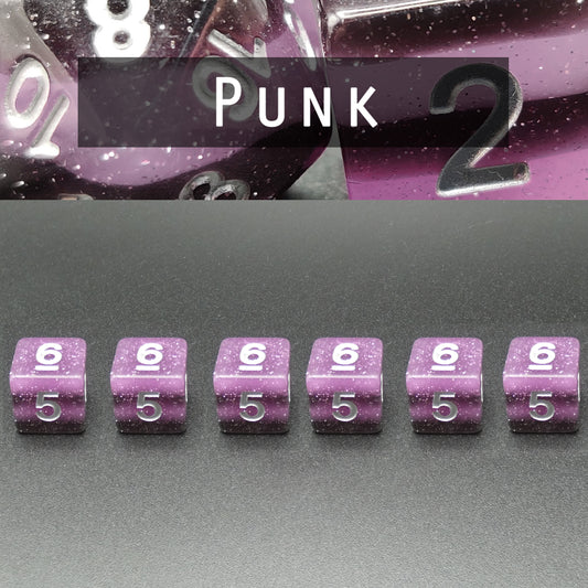 Punk - Set of 6D6's